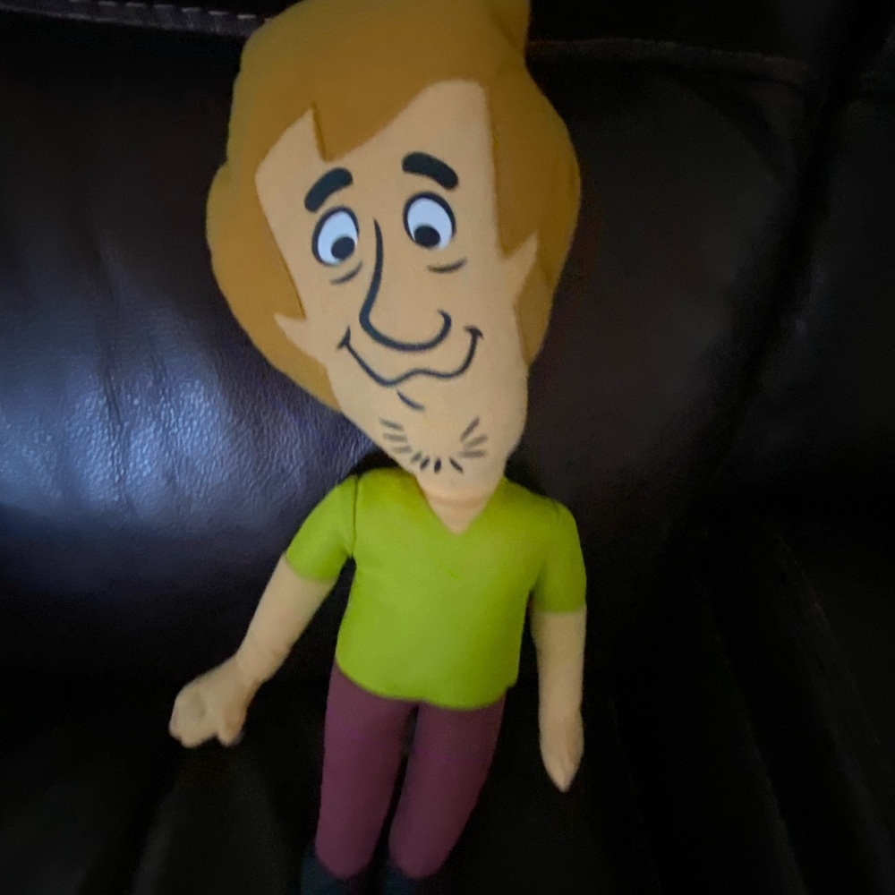 Scooby Doo Shaggy Toy Factory Retro 17”Kids Plush Toy Green Shirt and Blue Pants - Picture 3 of 12